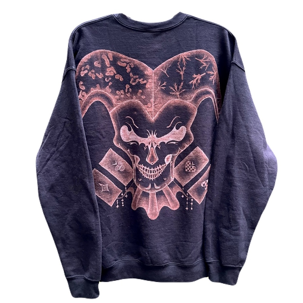 Black and Pink Graphic Sweatshirt